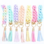 Acrylic Chain Keychain Factory - Custom Rhinestone Tassel Bracelet