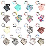 Silicone Bead Bracelet Keychain Manufacturer - Custom Leather Tassel Card Holder