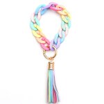 Acrylic Chain Keychain Factory - Custom Rhinestone Tassel Bracelet