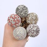 Rhinestone Ball Keychain Manufacturer - Bulk Pendant Gift for Women