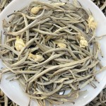 Top Quality Jasmine Green Tea Fragrant Needles Drifting Snow Organic Jasmine Tea with White Bud Jasmine Flavor Tea