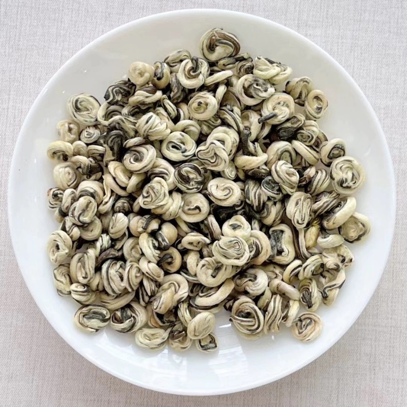 Premium Jade Snail King Jasmine Green Tea Flavor Tea Pure Organic Jasmine Flowers Jade Snail - Shaped Tea