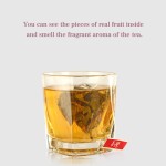 White Peach Oolong Teabags OEM Packaging Free Customized Labels Fruit Flavor Oolong Tea Mixed/blended Pyramid-shaped Tea Bags