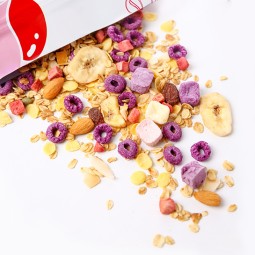 Delicious Crunchy Instant Oatmeal Yogurt Fruit Oatmeal Dry Fruit Granules Nuts Instant Cereal Breakfast Snacks