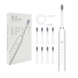 旅行电动牙刷供应商-代工IPX7防水振动声波