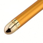 24k金面部按摩器生产商-代工T型能量美容棒家用