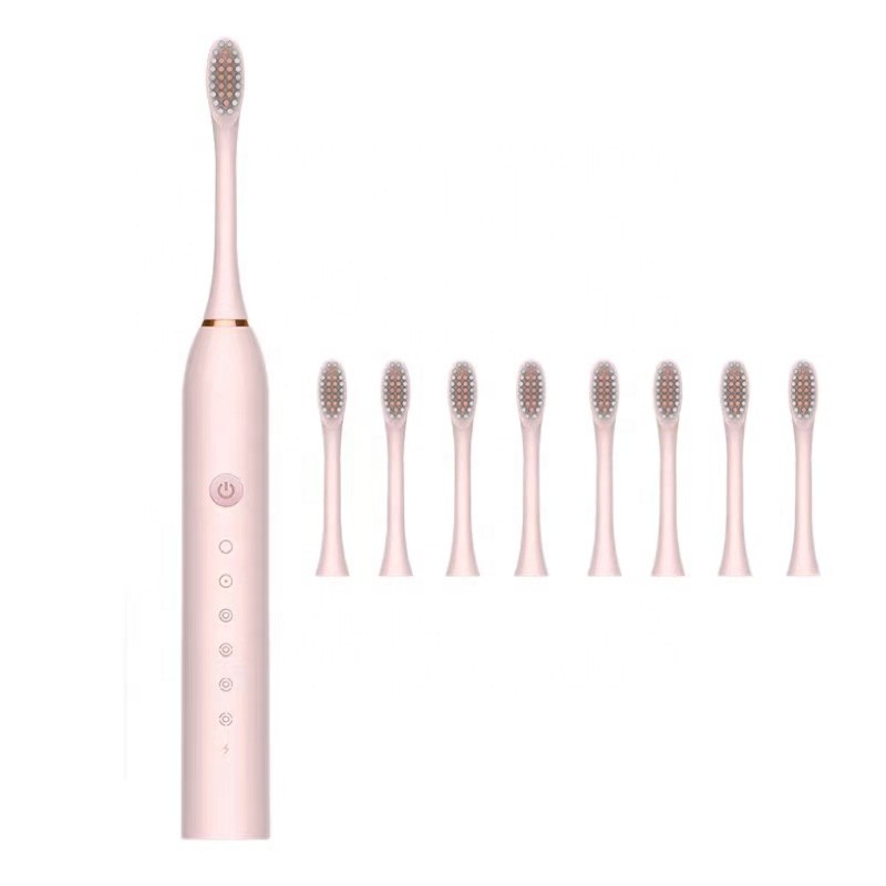 Power Toothbrush Manufacturer - OEM Waterproof 8 Heads 30 Day Battery 6 Modes