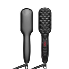 Hair Straightening Brush Supplier - OEM Upgraded Portable 2 in 1 Lightweight