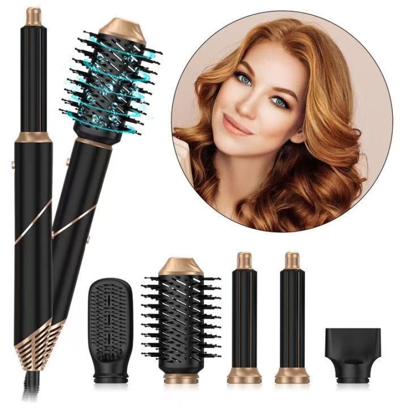 Air Brush Styler Manufacturer - OEM New Professional 6 in 1 Straightening Curler