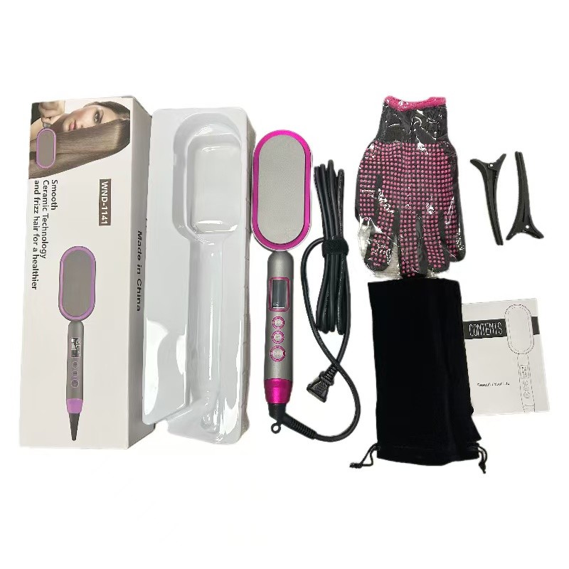 Electric Beard Straightener Supplier - OEM Professional Anti-Scald Portable Hot