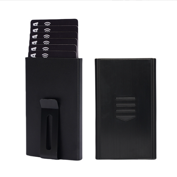Aluminum Card Holder Manufacturer - Custom Logo Anti-Theft RFID