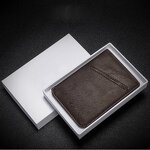 Push Button Card Holder Factory - New Fashion Leather Credit Rfid Wallet