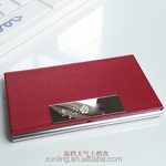 PU Leather Card Holder Manufacturer - New Product Fashion Push Button