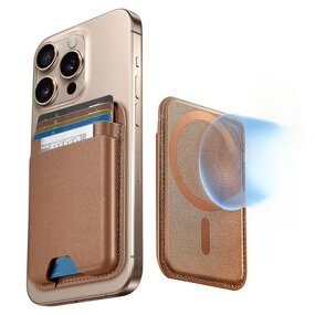 Double Layer Card Holder Factory - Slim Foldable Pu Leather Magneto