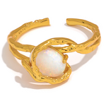 Opal Stone Ring Manufacturer - JINYOU 022 Exquisite Natural Handmade S925