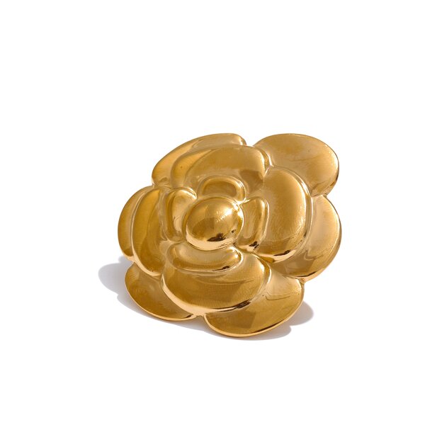 Metal Flower Brooch Supplier - JINYOU 5185 New Arrival Waterproof Stainless