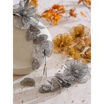 Hollow Flower Earrings Manufacturer - JINYOU 5490 New Arrival Metal Pendant