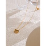 Zircon Circle Necklace Supplier - JINYOU 5186 New Arrival 18K Gold Plated