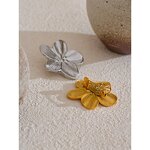 Metal Flower Brooch Supplier - JINYOU 5054 New Arrival Waterproof PVD Stainless