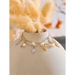 Pearl Pendant Bracelet Supplier - JINYOU 5530 New Arrival Natural Waterproof