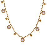 Luxury Zirconia Set Supplier - JINYOU 1204 Waterproof Cubic Zirconia Chain