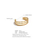 Hollow Design Bracelet Manufacturer - JINYOU 4500 Three Layers 18k Gold Plated