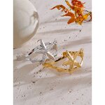 Starfish Shell Cuff Manufacturer - JINYOU 5484 Shape Metal PVD 18K Plated