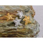 Metal Starfish Stud Earrings Manufacturer - JINYOU 4462 New Waterproof Stainless
