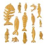 Fish Bones Pendants Supplier - JINYOU 027 Fashion Gold Plated Stainless Steel