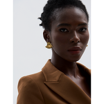 Sea Wave Stud Earrings Supplier - JINYOU 228 Stainless Steel 316l Geometric