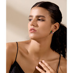 Acrylic Flower Earrings Supplier - JINYOU 2261 Colorful Plant Charm Stud