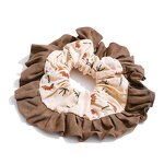 Two Color Hair Clips Manufacturer - JINYOU 0030 Wholesale Polyester Fabric Elastic