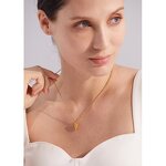 Conch Pendant Necklace Manufacturer - JINYOU 1493 Statement Stainless Steel Gold
