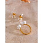 Resin Flower Jewelry Supplier - JINYOU 4425 Stainless Steel Waterproof PVD