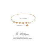 Sun Body Chain Manufacturer - JINYOU 5428 Fashion Stainless Steel Belly Waist