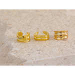 Sterling Silver Ear Bones Manufacturer - JINYOU 07 1PC 925 Stylish Small Geometric