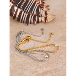 Simulated Pearls Anklet Supplier - JINYOU 4288 Fashion Summer Barefoot Chain