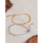 Zirconia Chain Bracelet Supplier - JINYOU 4817 New Arrival Cubic 18K Gold Plated