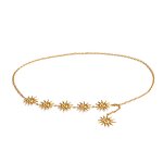 Sun Body Chain Manufacturer - JINYOU 5428 Fashion Stainless Steel Belly Waist