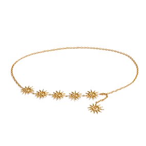 Sun Body Chain Manufacturer - JINYOU 5428 Fashion Stainless Steel Belly Waist