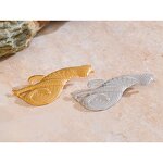 Leopard Shape Brooch Manufacturer - JINYOU 4533 New Design Metal PVD Stainless