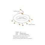 Heart Chain Anklet Manufacturer - JINYOU 4336 Fashion Summer Barefoot Bracelets