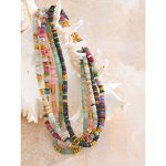 Stone Beads Necklace Manufacturer - JINYOU 4268 Trendy Colorful Waterproof