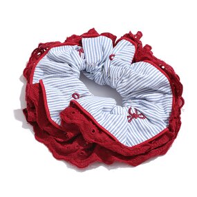 Elastic Hair Tie Supplier - JINYOU 0015 Wholesale Bulk Trendy Woman Blue