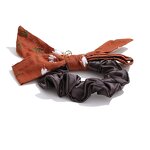 Two Color Hair Tie Supplier - JINYOU 0035 Fashionable Bow Shaped Floral Pearl