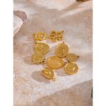 Flower Heart Pendant Manufacturer - JINYOU 0009 Stainless Steel DIY Making