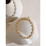 Zircon Jewelry Set Supplier - JINYOU 4941 New Arrival Chain Bracelet Earrings