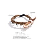 Leopard Print Hairband Manufacturer - JINYOU 0039 Fashionable Pearl Bowknot