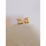 Metal Cherry Earrings Supplier - JINYOU 2322 Hot Style 316L Stainless Steel