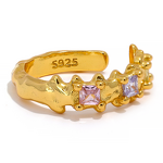 Colorful Zirconia Clips Supplier - JINYOU 030 Sterling Silver 1PC Fashion Clip